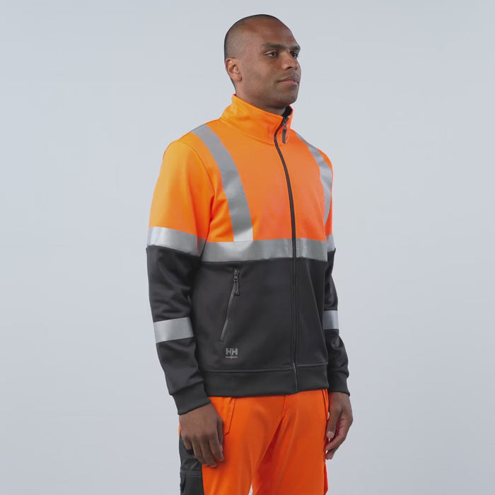 Helly Hansen Work Wear - Film 6 - 79258 - ADDVIS ZIP SWEATSHIRT CL1 - Workwear-S23-Summer 2023-360 films-360