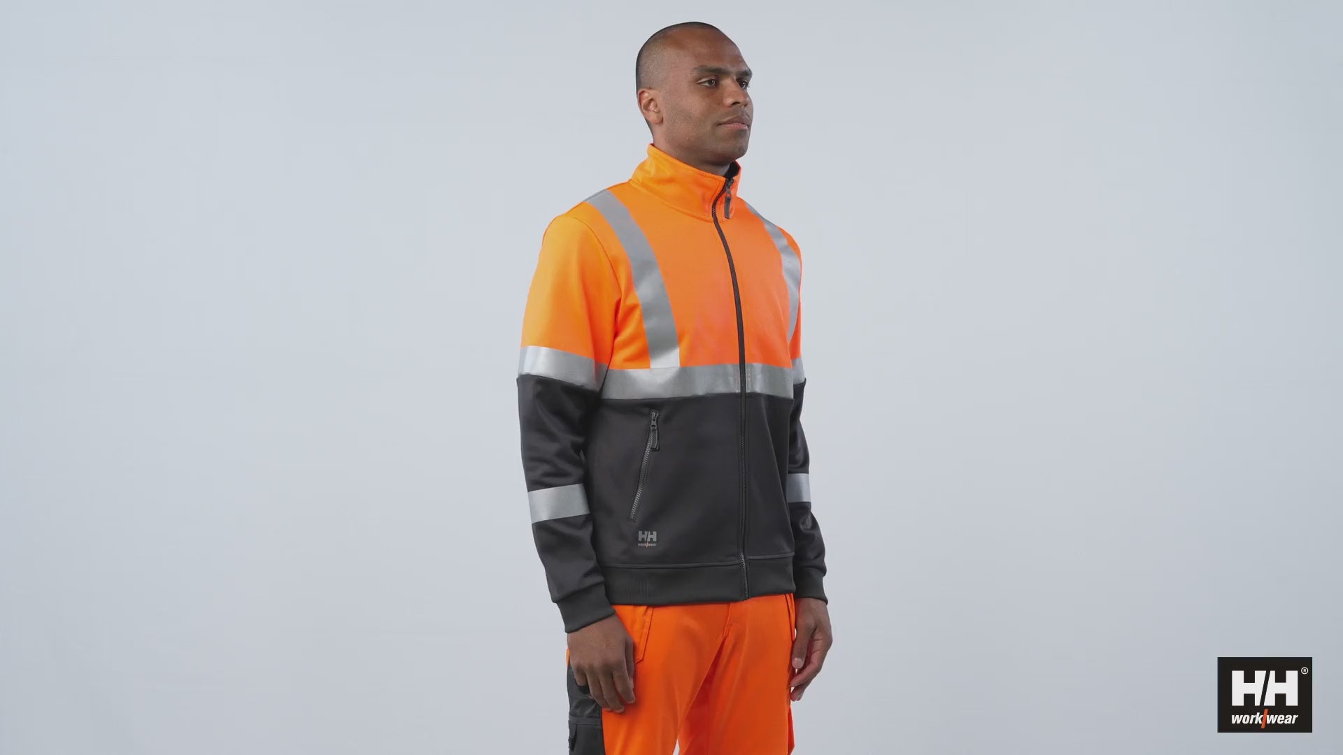 Helly Hansen Work Wear - Film 6 - 79258 - ADDVIS ZIP SWEATSHIRT CL1 - Workwear-S23-Summer 2023-360 films-360