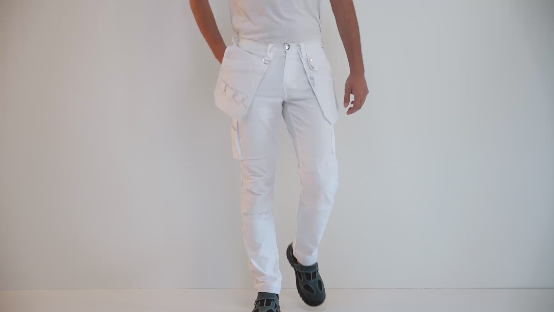 BITCO MAAS Stretch Water Repellent Painters Work Trousers Men - CORDURA® Reinforced Knees