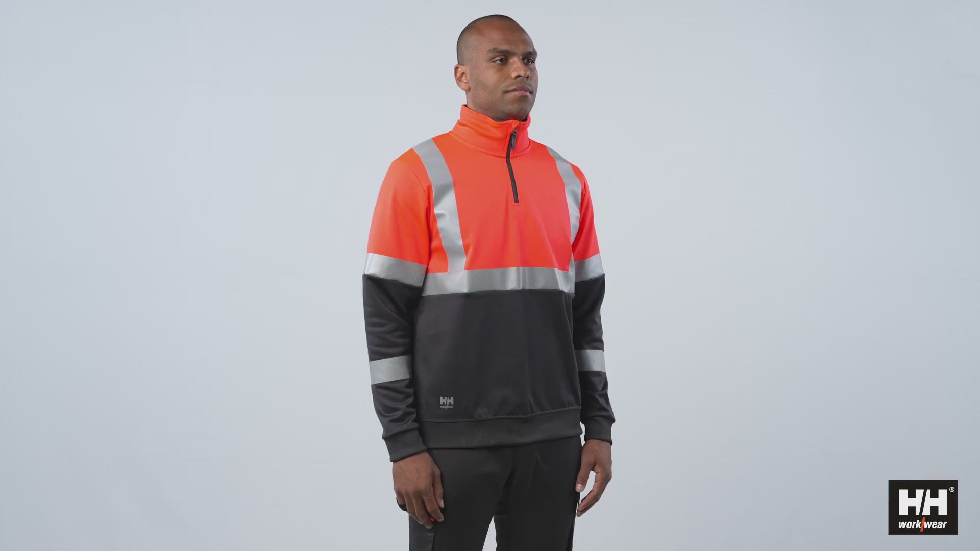 Helly Hansen Work Wear - Film 5 - 79257 - ADDVIS HALF ZIP SWEATSHIRT CL1 - Workwear-S23-Summer 2023-360 films-360