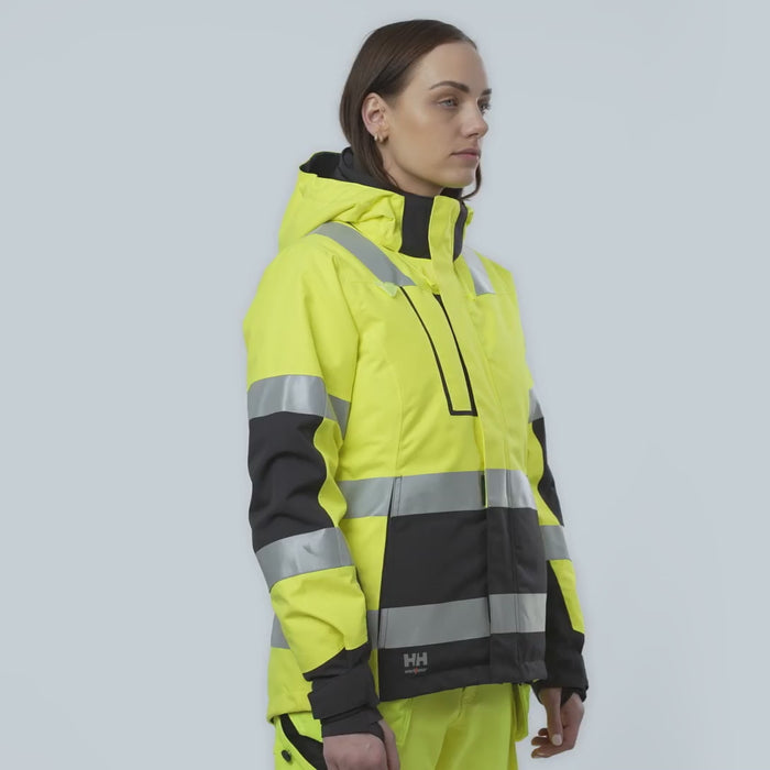 Helly Hansen Work Wear - 71398 W LUNA HI VIS WINTER JACKET - 360 films-Carry over