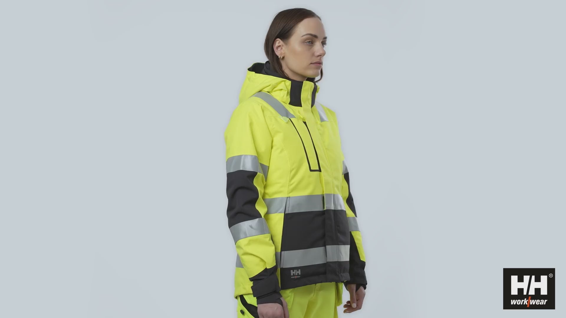 Helly Hansen Work Wear - 71398 W LUNA HI VIS WINTER JACKET - 360 films-Carry over