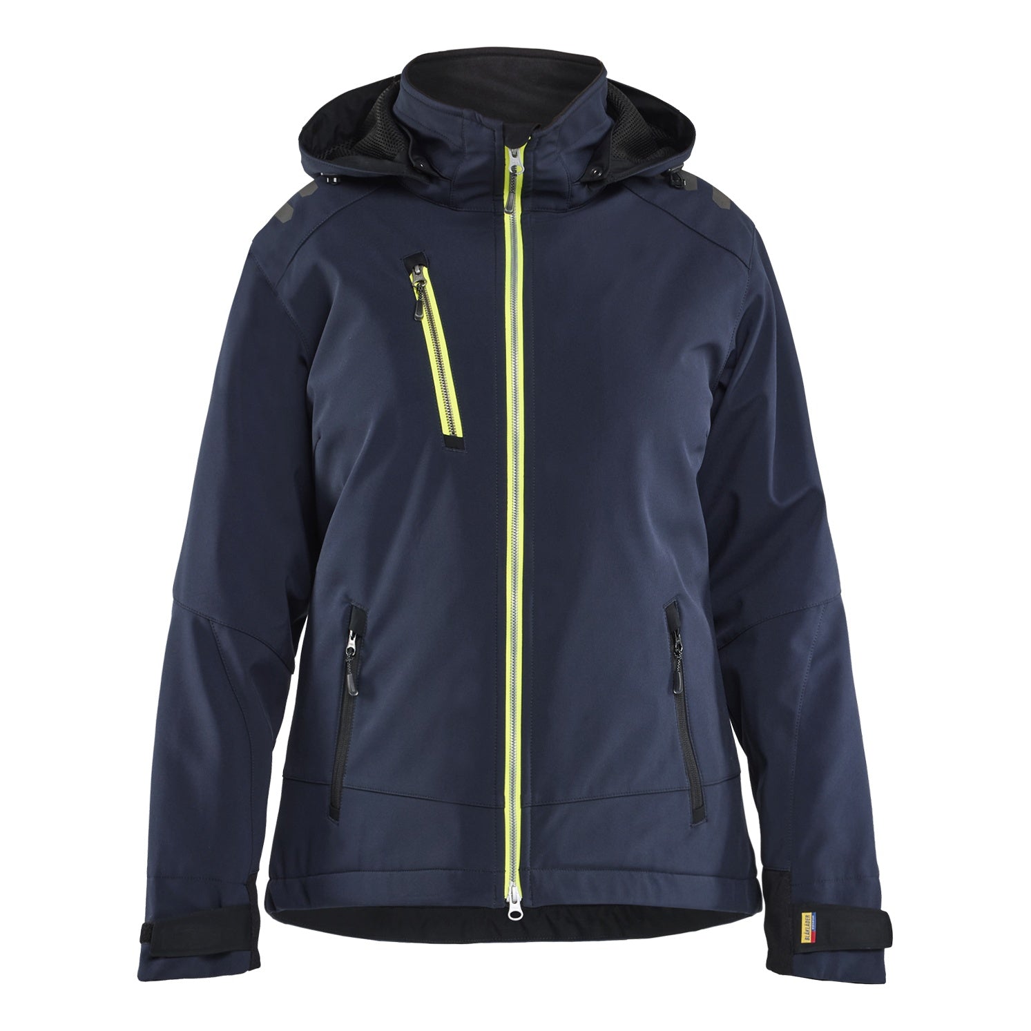 Blaklader BLAKLADER 47512513 Women’s Lightweight Lined Winter Jacket Softshell Hi Vis Reflective Softshell Work Jacket WOMEN - Waterproof - 475125138633