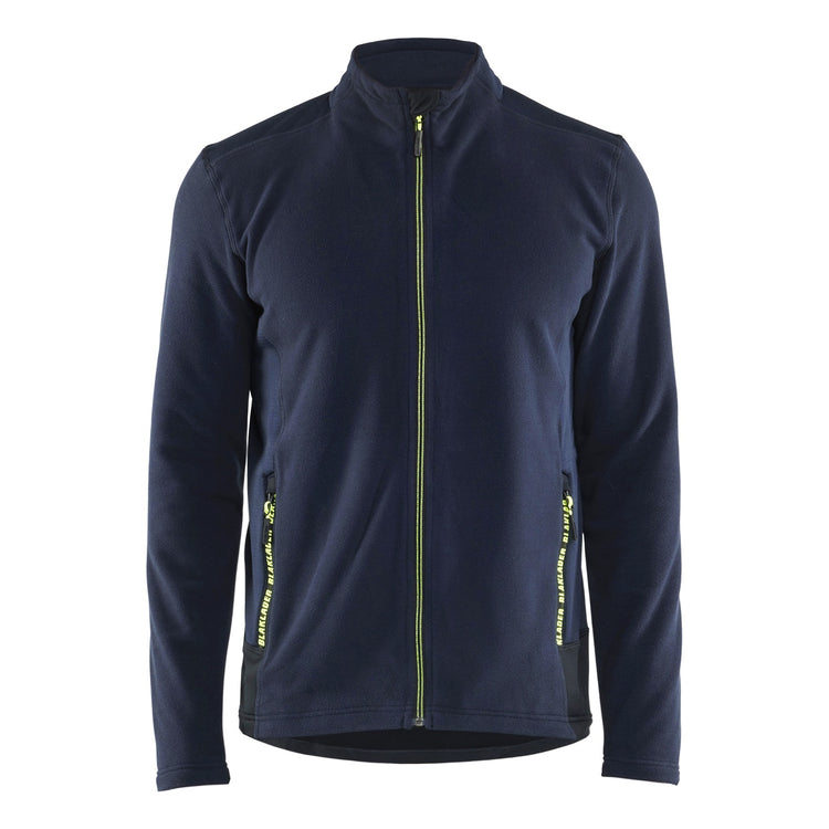 Blaklader BLAKLADER 47651010 Microfleece Jacket Hi Vis Reflective Work Jacket MEN - Antipilling - 476510108633