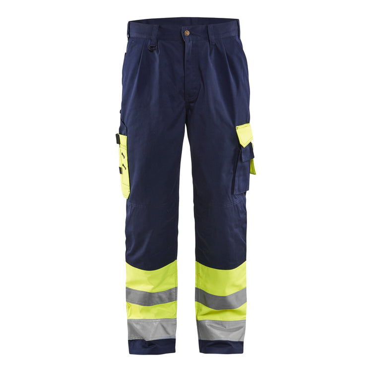 Blaklader BLAKLADER 15841860 | Hi Vis Trousers Hi Vis Reflective Work Trousers Men - Twill Fabric - 158418603389