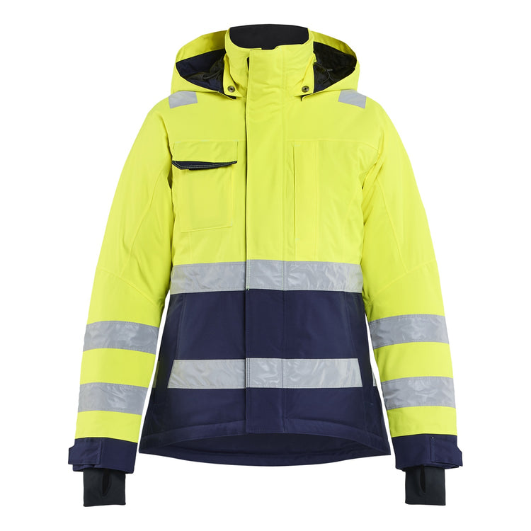 Blaklader BLAKLADER 48721987 Women's Hi Vis Winter Jacket Hi Vis Reflective Work Jacket WOMEN - Waterproof - 487219873389