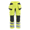 Blaklader BLAKLADER 71451512 | Women's Multinorm Inherent Trousers with Stretch Hi Vis Reflective Work Trousers Women - Ripstop Fabric - 714515123389