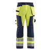 Blaklader BLAKLADER 15681811 | Hi Vis craftsman trousers Hi Vis Reflective Work Trousers Men - Twill Fabric - 156818113389