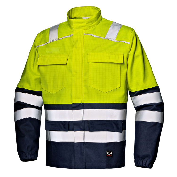 Sir Safety SIR SAFETY SUPERTECH 360 Hi Vis Reflective Work Jacket MEN Safety Jacket - Flame Retardant - MC5940ED
