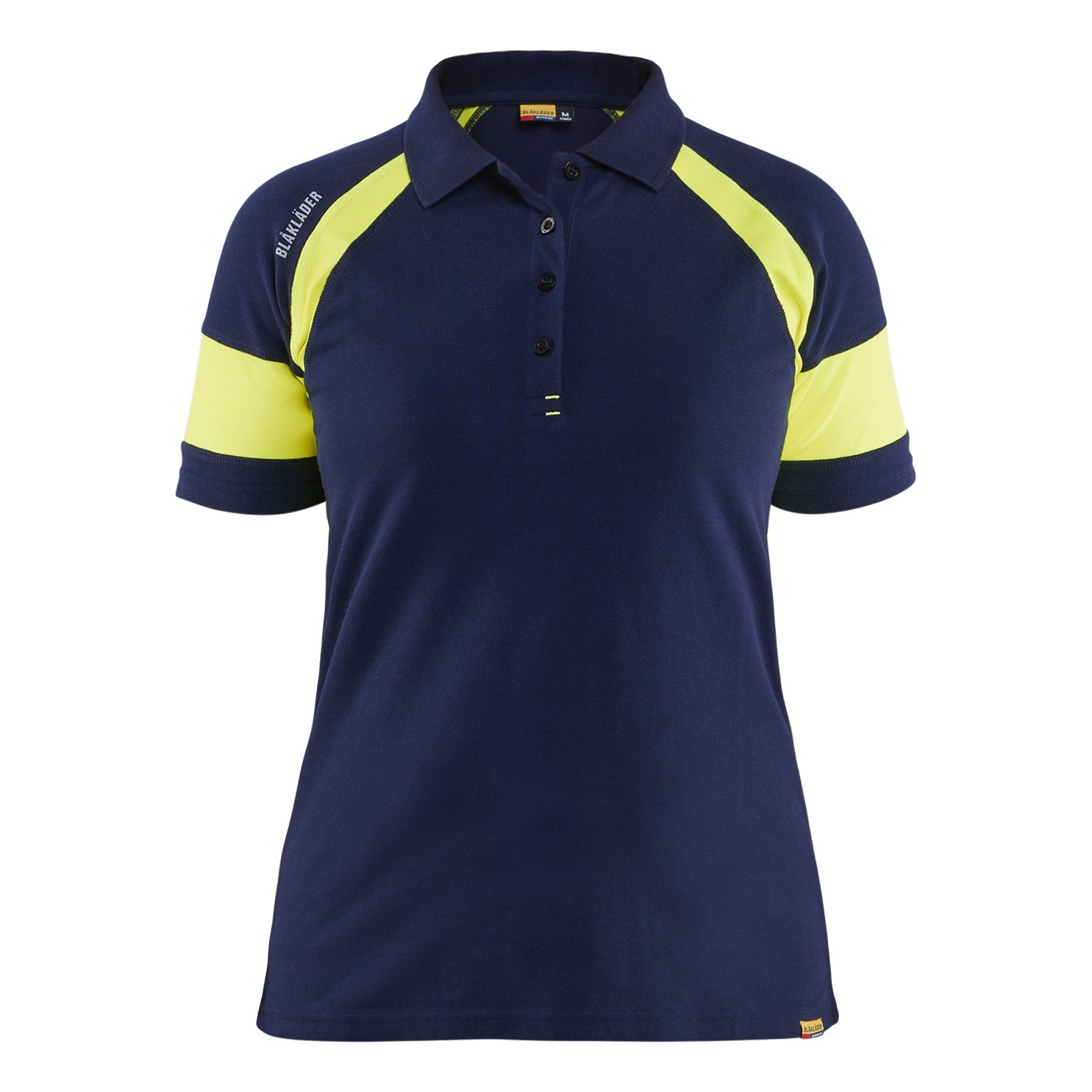 Blaklader BLAKLADER 35291050 Women's Polo Shirt with Hi vis Hi Vis Reflective Short Sleeve Work Polo WOMEN - 60% Cotton - 352910508933