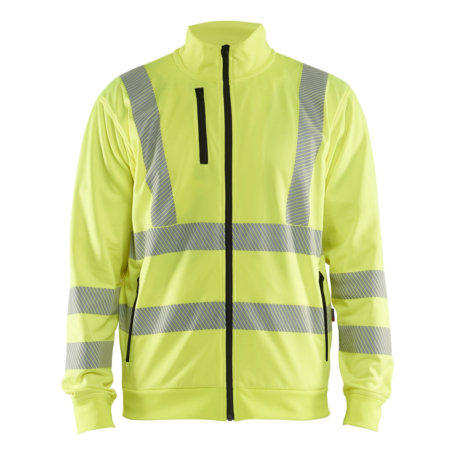 Blaklader BLAKLADER 35632538 Hi Vis Reflective Full-zip Work Sweatshirt MEN - Breathable - 356325383300