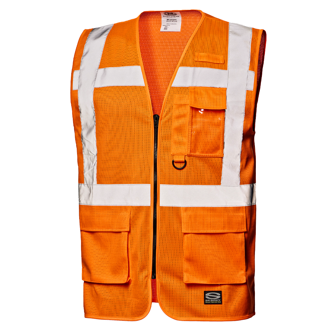 Sir Safety SIR SAFETY ATLAS Hi Vis Reflective Work Waistcoat MEN - EN ISO 20471 Class 2 - MC3550H1