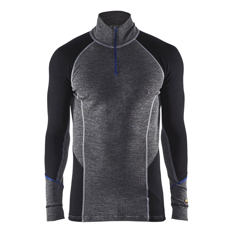 Blaklader 48991732 Underwear zip neck top WARM 100% merino - 489917329699