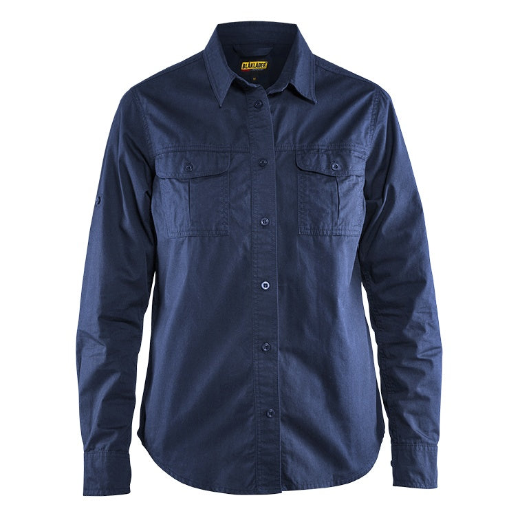 Blaklader BLAKLADER 32081135 Women's Twill shirt Long Sleeve Work Shirt WOMEN - 100% Cotton - 320811358900