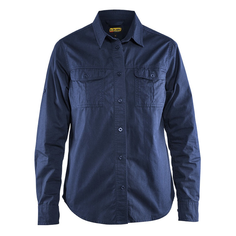 Blaklader BLAKLADER 32081135 Women's Twill shirt Long Sleeve Work Shirt WOMEN - 100% Cotton - 320811358900
