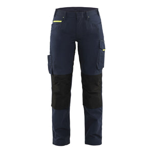 Blaklader BLAKLADER 71951330 | Women's service trousers with stretch Hi Vis Reflective Work Trousers Women - Ripstop Fabric - 719513308633