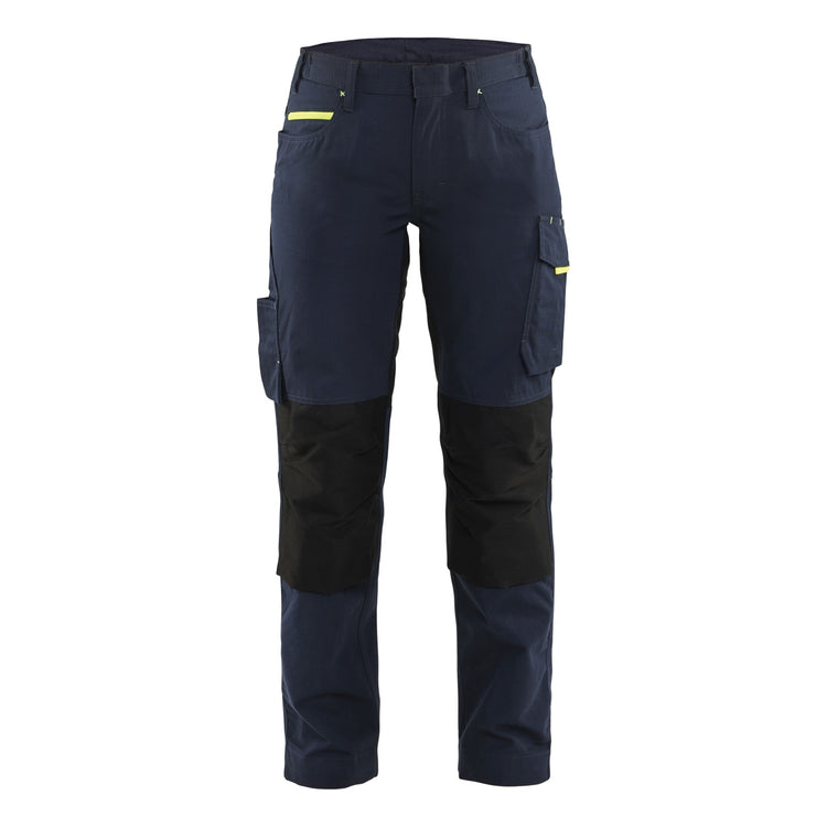 Blaklader BLAKLADER 71951330 | Women's service trousers with stretch Hi Vis Reflective Work Trousers Women - Ripstop Fabric - 719513308633