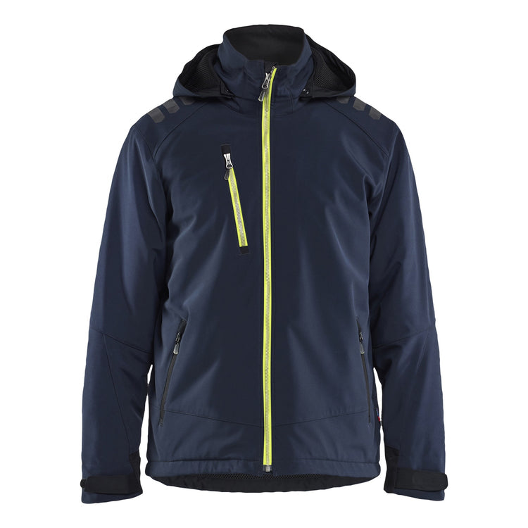 Blaklader BLAKLADER 47502513 Lightweight Lined Winter Jacket Softshell Hi Vis Reflective Softshell Work Jacket MEN - Waterproof - 475025138633
