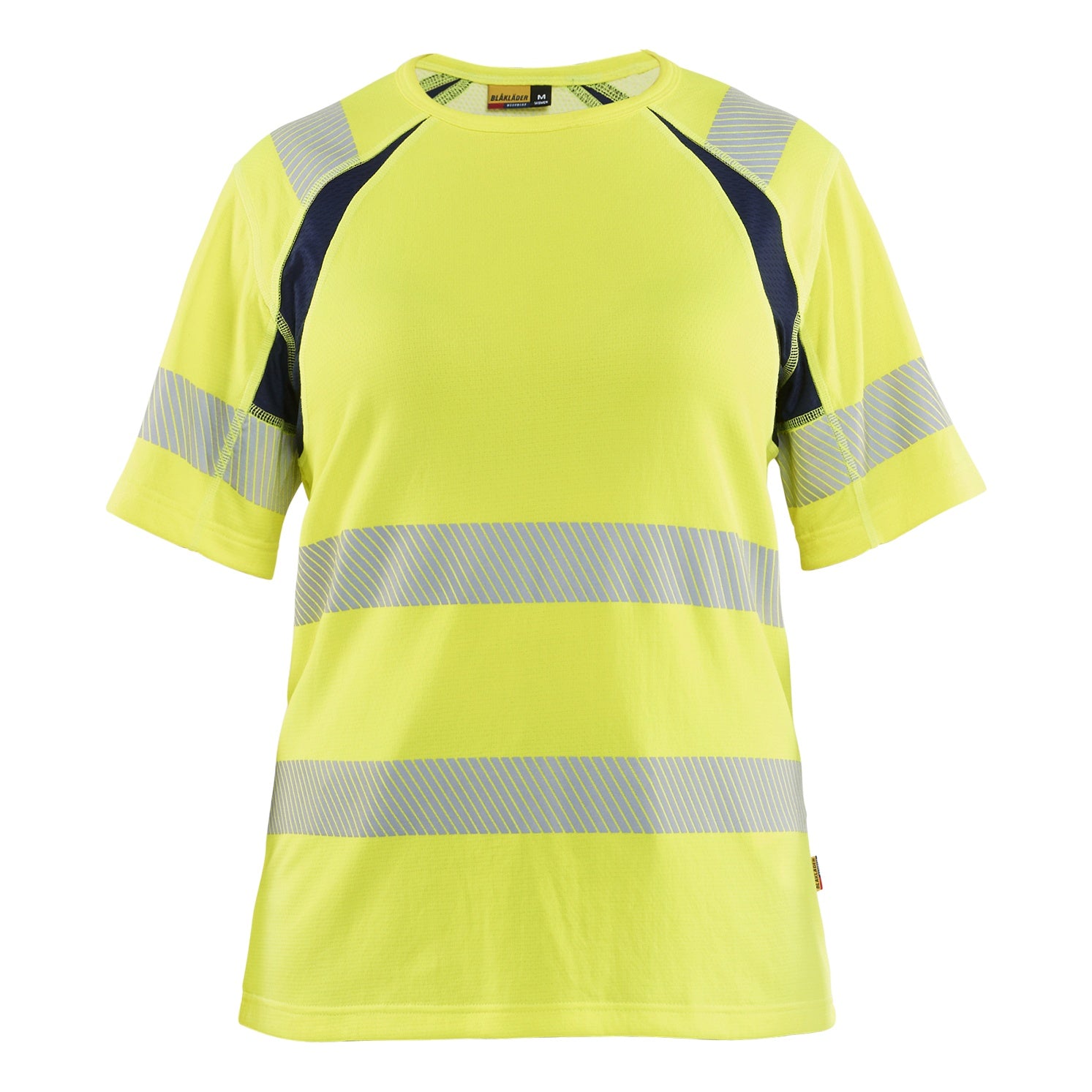 Blaklader BLAKLADER 35032537 Women’s Hi Vis T shirt Hi Vis Reflective Short Sleeve Work T-Shirt WOMEN - Moisture Wicking - 350325373389