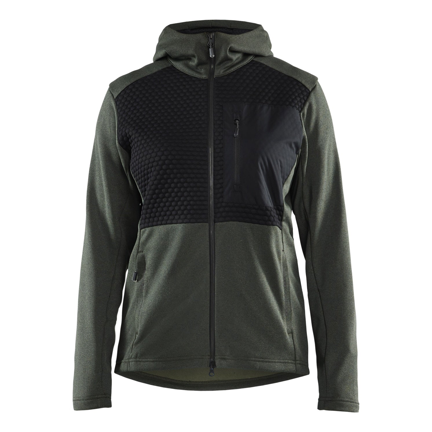Blaklader BLAKLADER 35422533 WOMEN'S HOODIE WITH FULL LENGTH ZIP Work Jacket WOMEN - Pique Fleece - 354225334199
