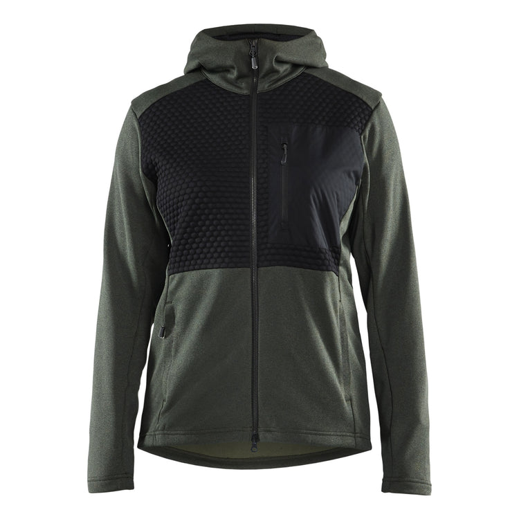 Blaklader BLAKLADER 35422533 WOMEN'S HOODIE WITH FULL LENGTH ZIP Work Jacket WOMEN - Pique Fleece - 354225334199