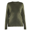 Blaklader BLAKLADER 35391743 Women's Long Sleeved Merino Wool T Shirt Long Sleeve Work T-Shirt WOMEN - 85% Merino Wool - 353917434209