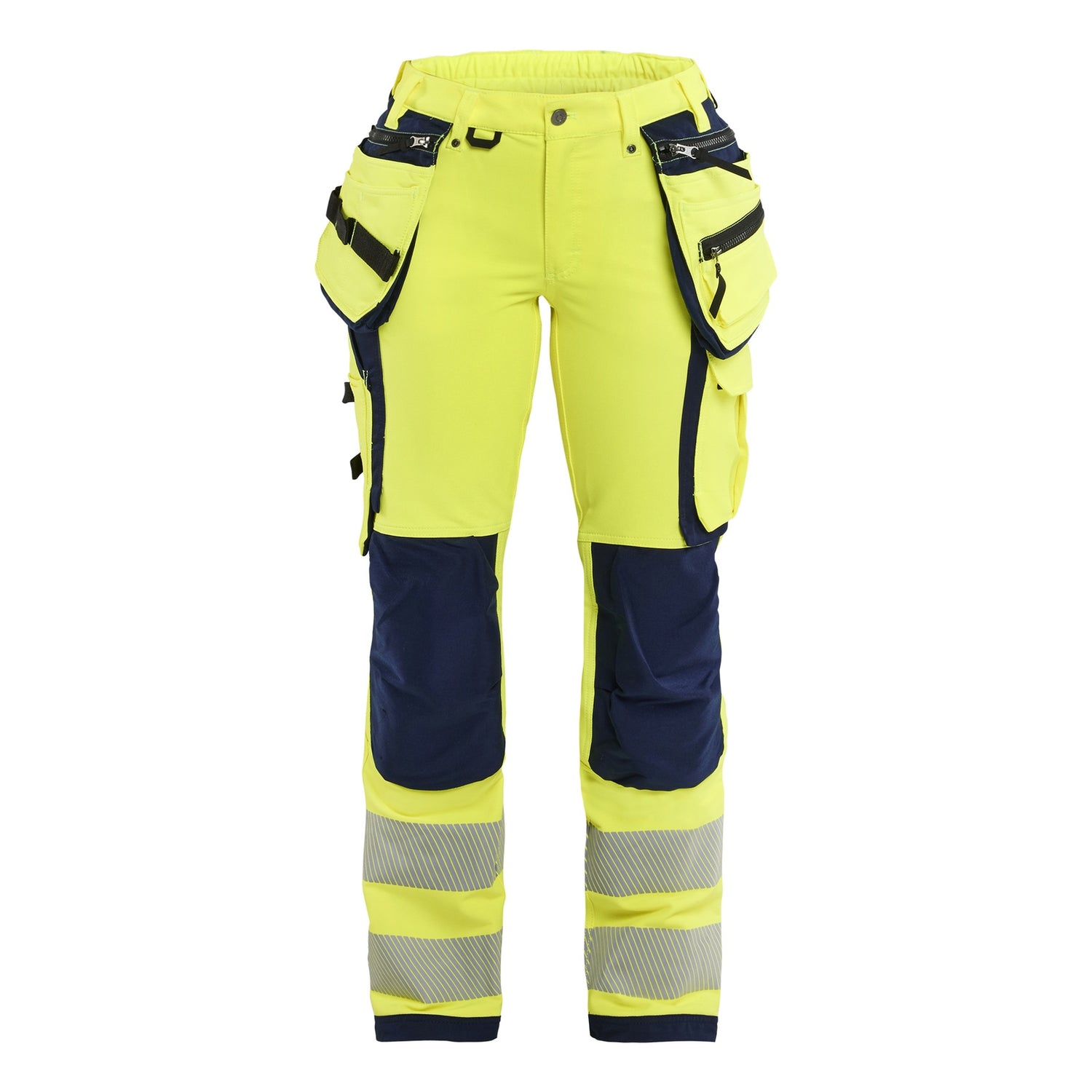 Blaklader BLAKLADER 71971642 | Women's Hi Vis trousers with 4 way stretch Hi Vis Reflective Work Trousers Women - Water Repellent - 719716423389