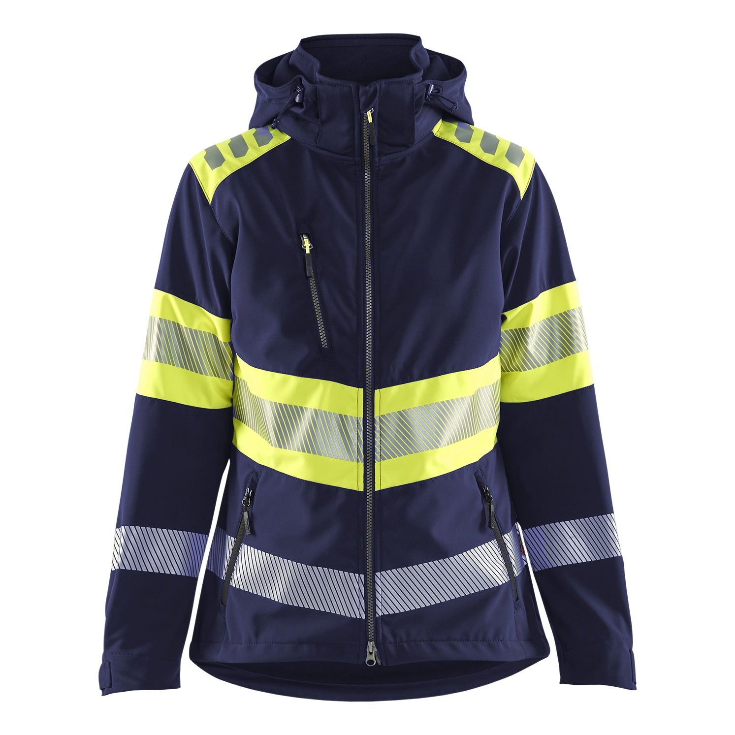 Blaklader BLAKLADER 44042513 Women’s Hi Vis Softshell Jacket Hi Vis Reflective Softshell Work Jacket WOMEN - Waterproof - 440425138933