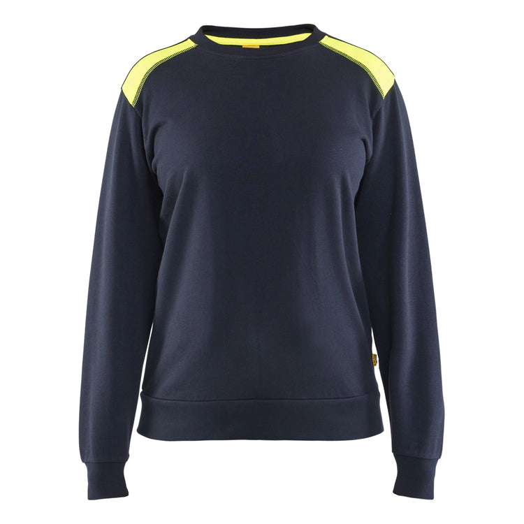 Blaklader BLAKLADER 34081158 WOMEN'S SWEATSHIRT Hi Vis Reflective Work Sweatshirt WOMEN - 100% Cotton - 340811588633