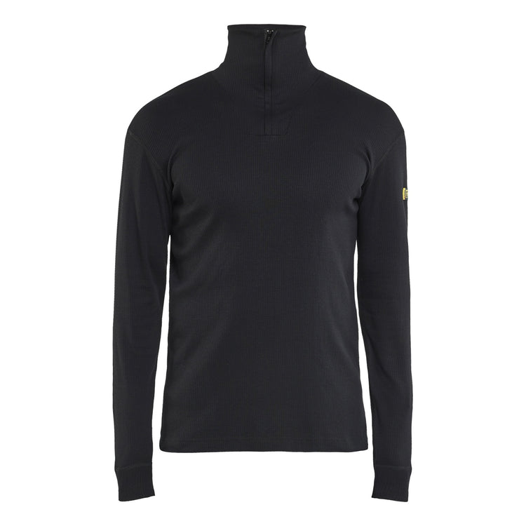 Blaklader 48981764 Flame resistant basic zip neck - 489817649900