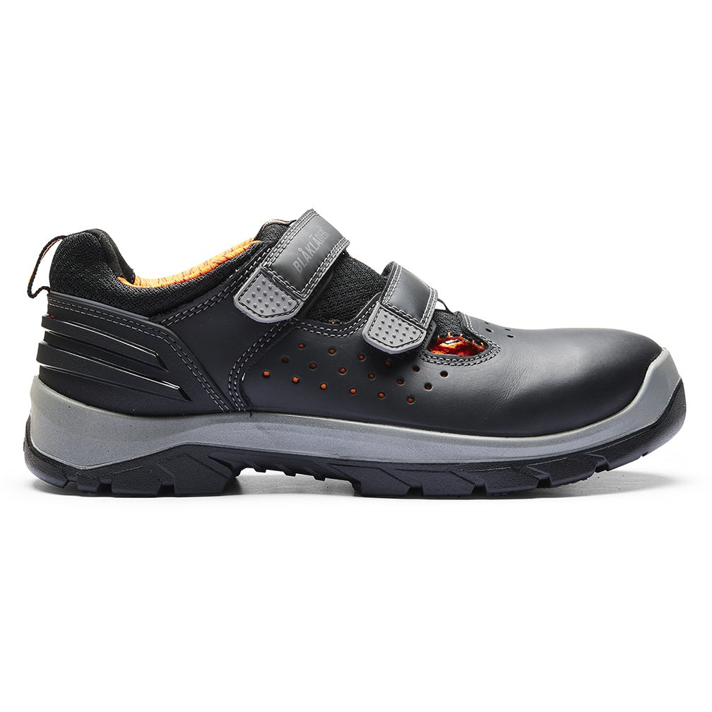 Blaklader BLAKLADER 24490000 ELITE Safety Sandal S1P MEN Work Shoe - Steel Toe & Textile Upper - 244900009900