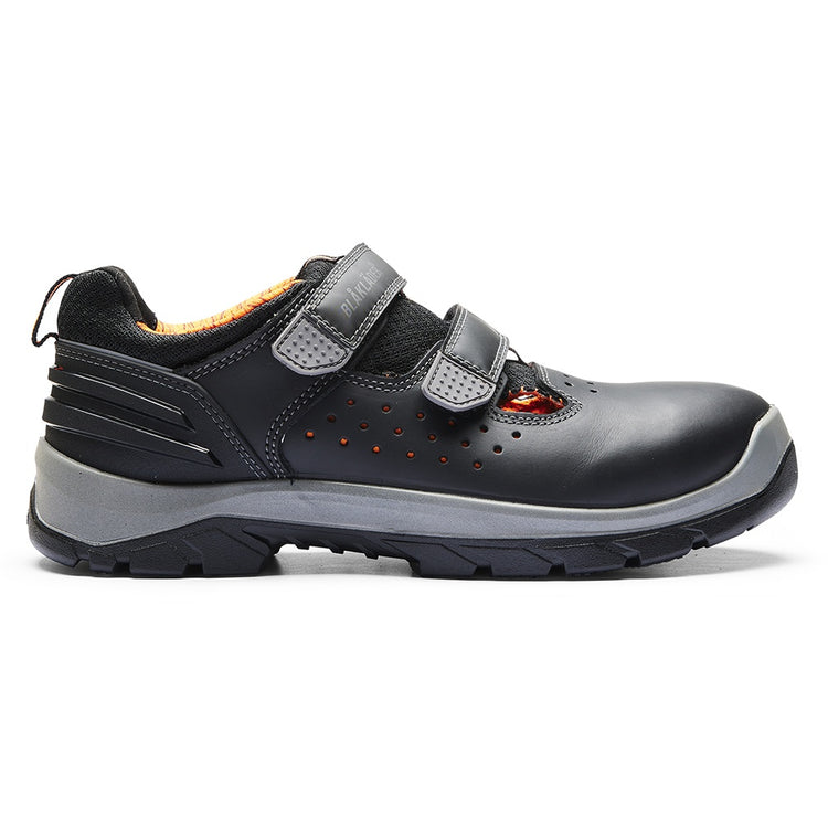 Blaklader BLAKLADER 24490000 ELITE Safety Sandal S1P MEN Work Shoe - Steel Toe & Textile Upper - 244900009900