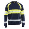 Blaklader BLAKLADER 33591158 Hi Vis Sweater Hi Vis Reflective Work Sweatshirt MEN - 100% Cotton - 335911588933