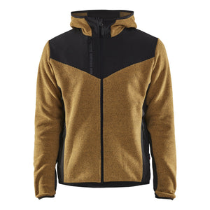 Blaklader BLAKLADER 59402536 Knitted Jacket with Softshell Work Jacket MEN - Stretch Fabric - 594025363799