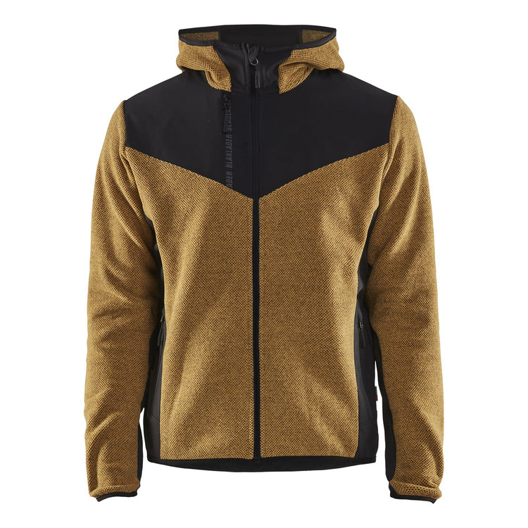 Blaklader BLAKLADER 59402536 Knitted Jacket with Softshell Work Jacket MEN - Stretch Fabric - 594025363799