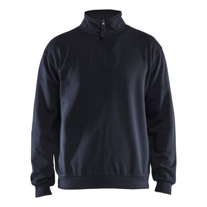 Blaklader BLAKLADER 35871169 Sweatshirt Half Zip Half-zip Work Sweatshirt MEN - Brushed Fleece - 358711698600