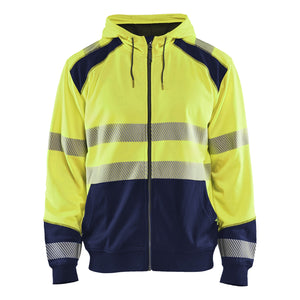 Blaklader BLAKLADER 35462528 Hi Vis Hoodie Hi Vis Reflective Hoodie Work Sweatshirt MEN - Breathable - 354625283389