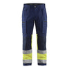 Blaklader BLAKLADER 15511811 | Hi Vis Trousers with Stretch Hi Vis Reflective Work Trousers Men - 65% Polyester - 155118118933