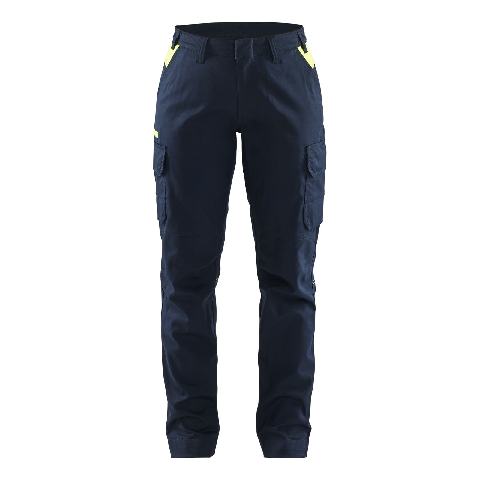 Blaklader BLAKLADER 71441832 Women's industry trousers stretch Hi Vis Reflective Work Trousers Women - twill fabric - 714418328633