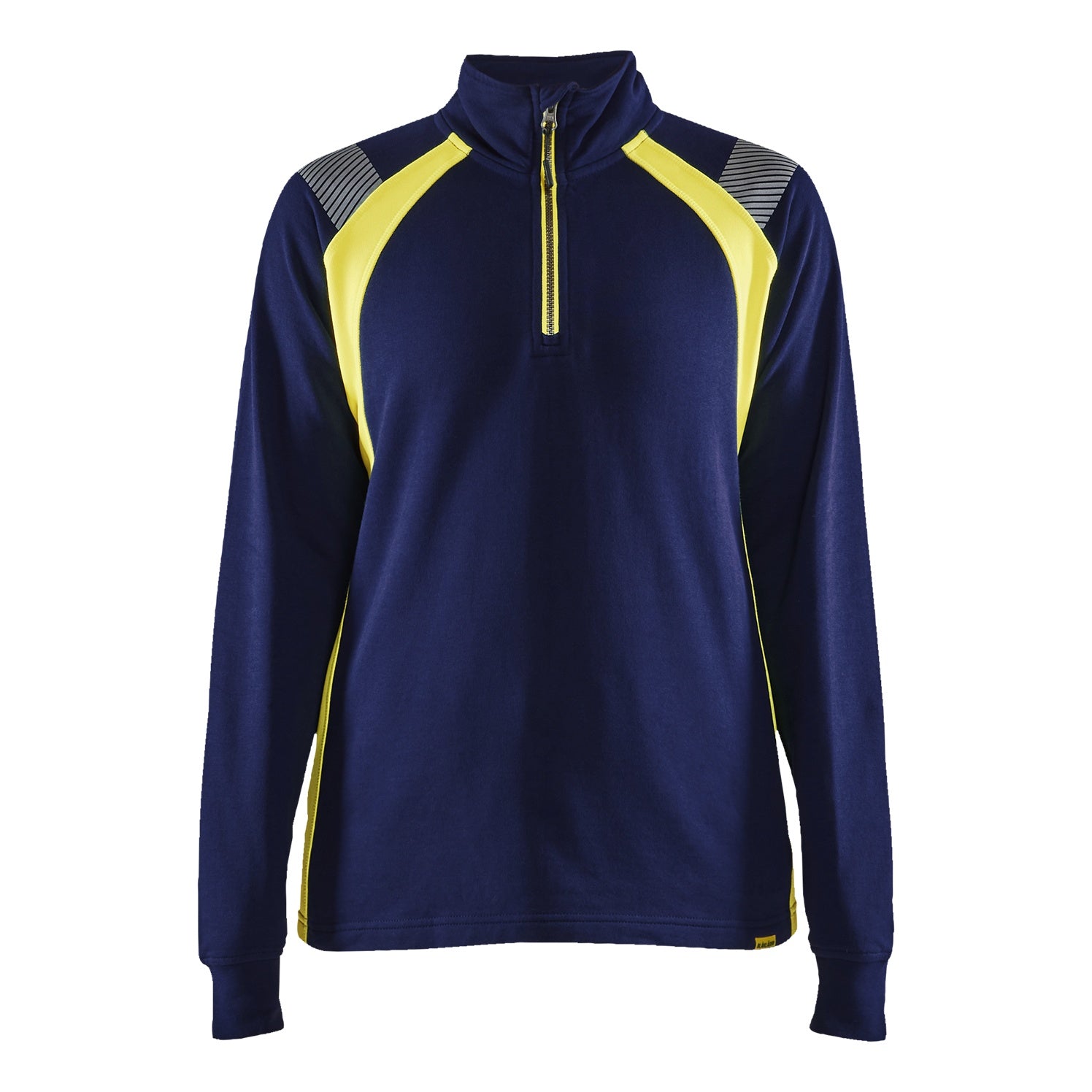 Blaklader BLAKLADER 34031158 Hi Vis Reflective Half-zip Work Sweatshirt WOMEN - 100% Cotton - 340311588933