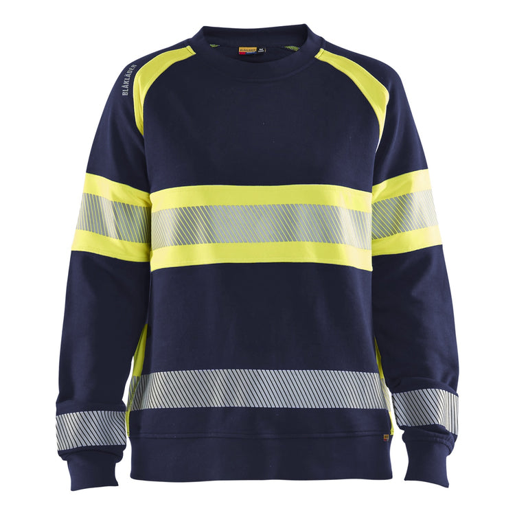 Blaklader BLAKLADER 34091158 Hi Vis Reflective Sweatshirt WOMEN - 100% Cotton - 340911588933