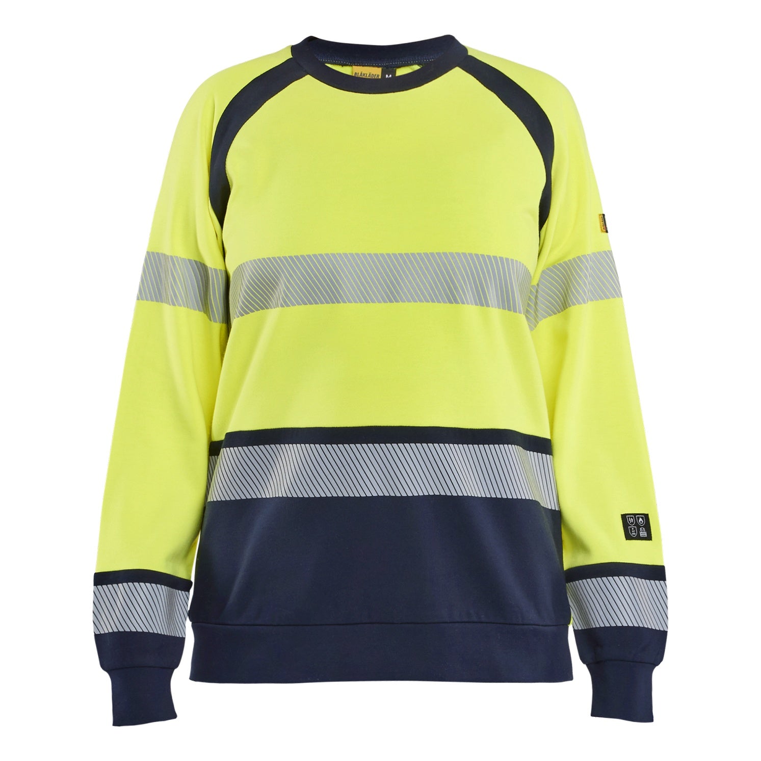 Blaklader BLAKLADER 34541762 WOMEN'S SWEATSHIRT MULTINORM Hi Vis Reflective Work Sweatshirt WOMEN - Flame Retardant - 345417623389