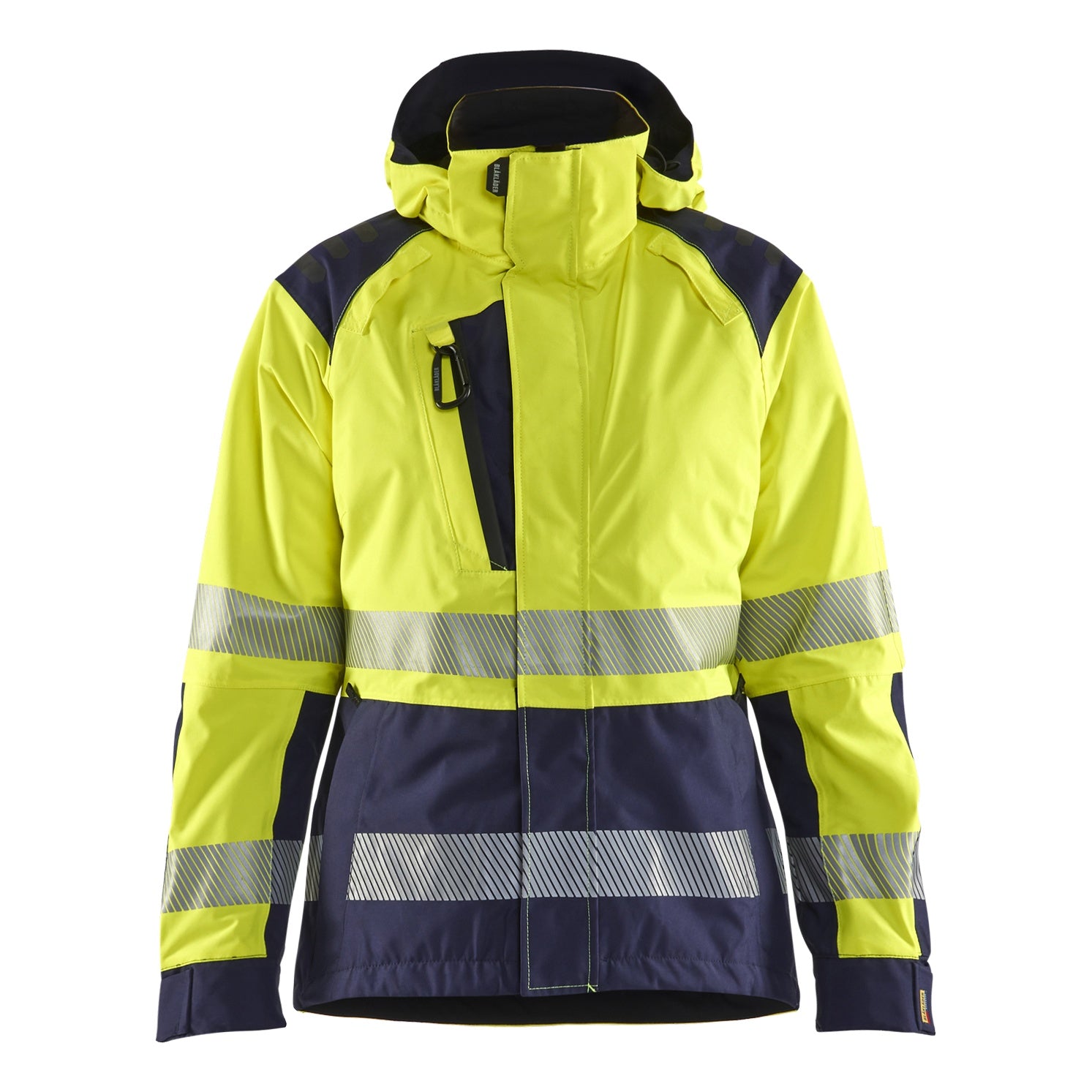 Blaklader BLAKLADER 44361987 Women’s Hi Vis Shell Jacket Hi Vis Reflective Shell Work Jacket WOMEN - Waterproof - 443619873389