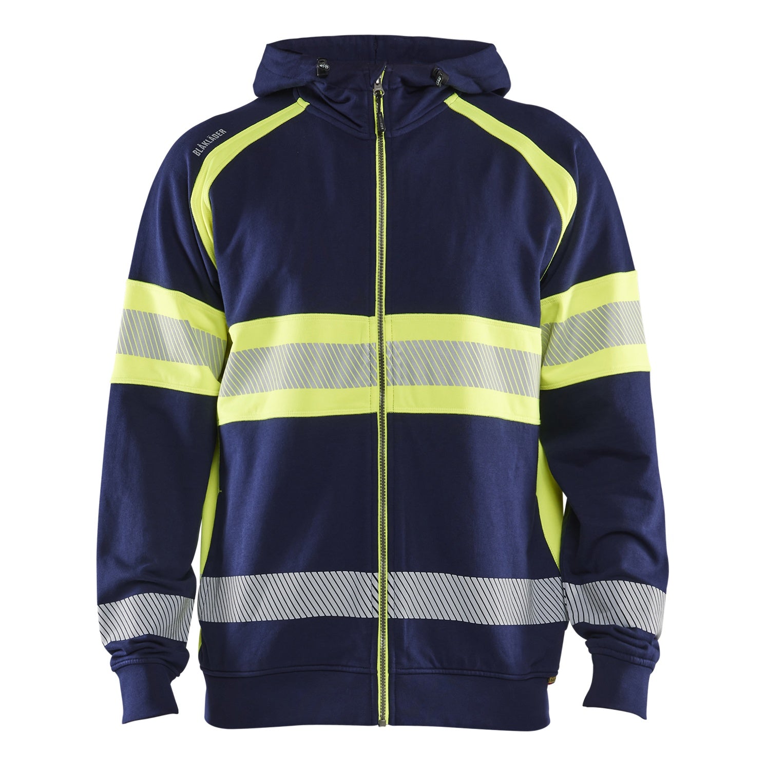 Blaklader BLAKLADER 35521158 Hi Vis Hoodie Hi Vis Reflective Hoodie Work Sweatshirt MEN - 100% Cotton - 355211588933
