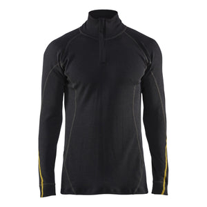 Blaklader 47961075 Flame resistant underwear top half zip, 68% merino wool - 479610759900