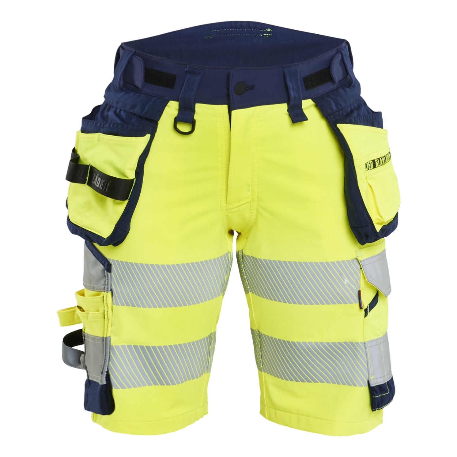 Blaklader BLAKLADER 70201648 | Women's Hi Vis shorts 4 way stretch Hi Vis Reflective Work Shorts Women - Double Weave - 702016483389