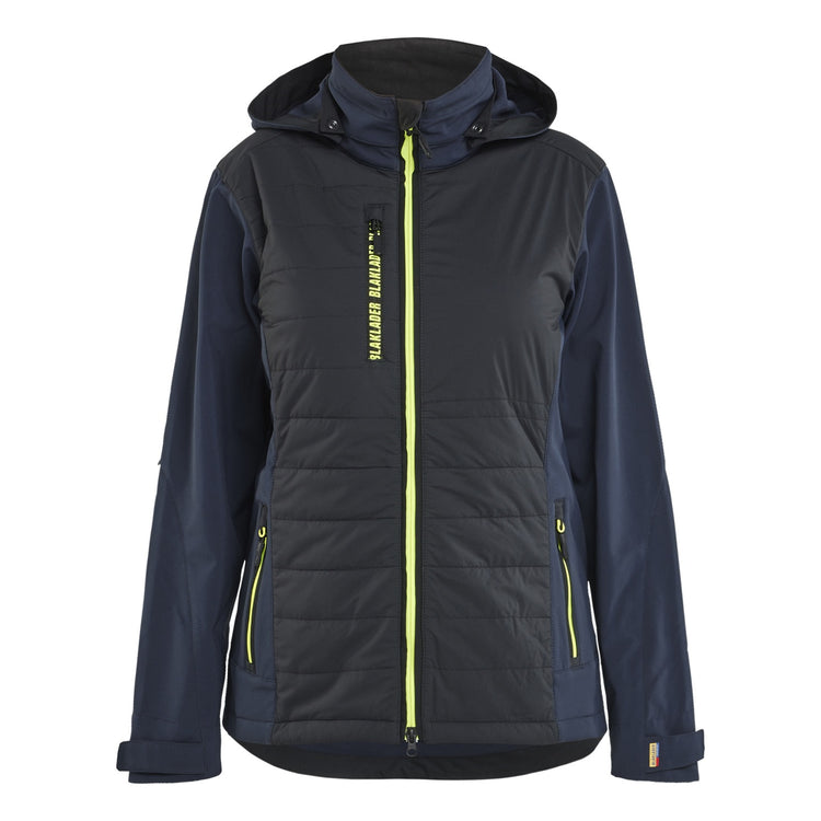 Blaklader BLAKLADER 47332513 Women's Hybrid Jacket Hi Vis Reflective Softshell Work Jacket WOMEN - Waterproof - 473325138633