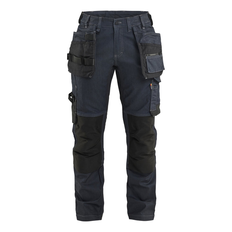 Blaklader BLAKLADER 71321141 | Women's Craftsman Trousers Stretch Work Trousers Women - Cordura Denim - 713211418999