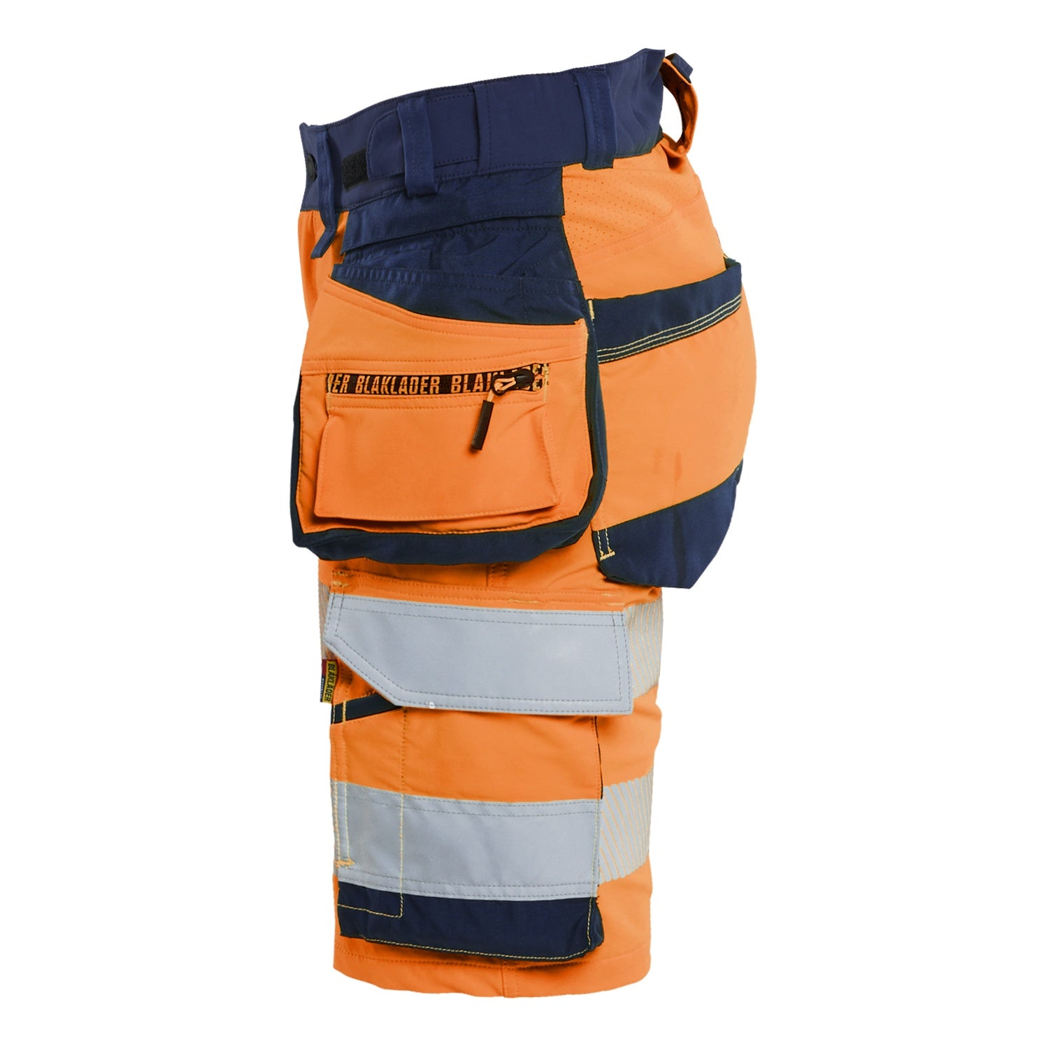 Blaklader BLAKLADER 70201648 | Women's Hi Vis shorts 4 way stretch Hi Vis Reflective Work Shorts Women - Double Weave - 702016485389_CL