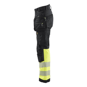 Blaklader BLAKLADER 71142513 | Women's Hi Vis softshell trousers Hi Vis Reflective Work Trousers Women - Waterproof - 711425139933_CL